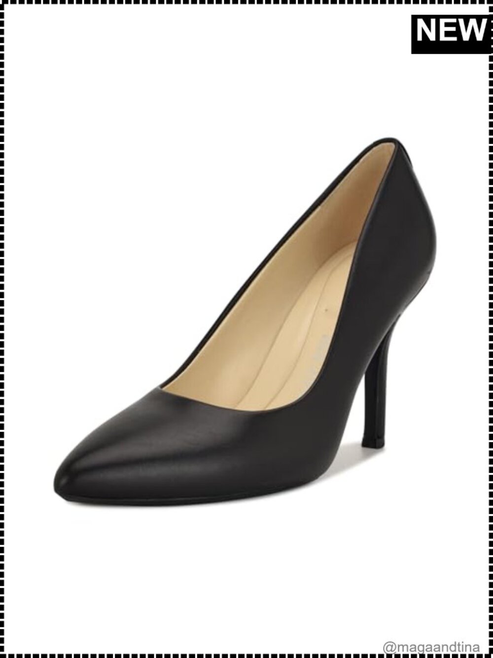 Pointed Toe Stiletto Pump Calf Leather Comfort Insole